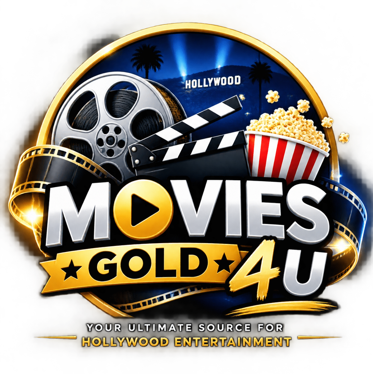 MoviesGold4U official logo for Hollywood entertainment website